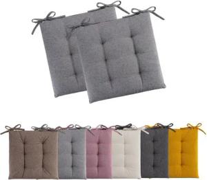 MOON Heimtextilien Sitzkissen 2er Pack verschiedene Farben Polyester Polyurethan Moon, mit Band