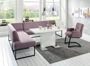 exxpo - sofa fashion Eckbank Affogato, hoher Sitzkomfort, bequem, Frei im Raum stellbar