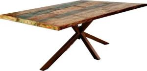 SIT Esstisch Tops&Tables, mit Tischplatte aus Altholz mit Farbresten