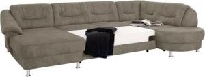 sit&more Wohnlandschaft Salsa U-Form, mit Federkern, wahlweise mit Bettfunktion