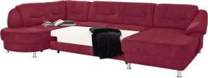 sit&more Wohnlandschaft Salsa U-Form, mit Federkern, wahlweise mit Bettfunktion