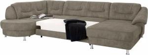 sit&more Wohnlandschaft Salsa U-Form, mit Federkern, wahlweise mit Bettfunktion