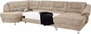 sit&more Wohnlandschaft Salsa U-Form, mit Federkern, wahlweise mit Bettfunktion