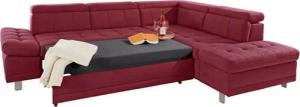 sit&more Ecksofa Limit L-Form, wahlweise mit Bettfunktion und Bettkasten