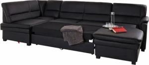 sit&more Wohnlandschaft Pisa U-Form, mit Federkern, wahlweise mit Bettfunktion