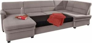 sit&more Wohnlandschaft Pisa U-Form, mit Federkern, wahlweise mit Bettfunktion