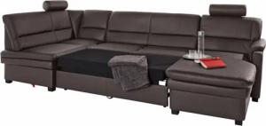 sit&more Wohnlandschaft Pisa U-Form, mit Federkern, wahlweise mit Bettfunktion