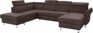 sit&more Wohnlandschaft Avignon U-Form, wahlweise mit Bettfunktion und Stauraum, inklusive Kopfteilverstellung