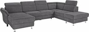 sit&more Wohnlandschaft Avignon U-Form, wahlweise mit Bettfunktion und Stauraum, inklusive Kopfteilverstellung