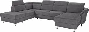 sit&more Wohnlandschaft Avignon U-Form, wahlweise mit Bettfunktion und Stauraum, inklusive Kopfteilverstellung