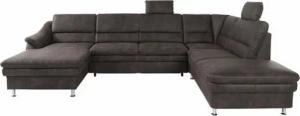 sit&more Wohnlandschaft Cardoso U-Form, mit Federkern und Kopfstützen, mit Bettfunktion und Relaxfunktion