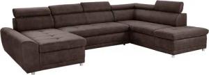 sit&more Wohnlandschaft Riva U-Form, wahlweise mit Bettfunktion