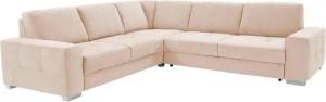 sit&more Ecksofa Santorini L-Form, mit Federkern und Sitztiefenverstellung, wahlweise mit Bettfunktion