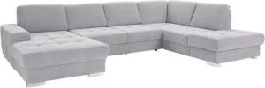 sit&more Wohnlandschaft Santorini U-Form, mit Federkern und Sitztiefenverstellung, wahlweise mit Bettfunktion