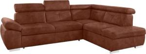 exxpo - sofa fashion Ecksofa Spring, super bequem und komfortabel mit Armteil- und Kopfteilfunktion, wahlweise mit Bettfunktion und Bettkasten, L-Form