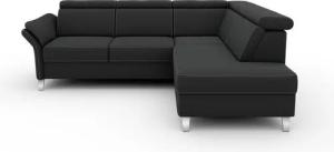 sit&more Ecksofa Vincenzo L-Form, inklusive Kopfteilverstellung, wahlweise mit Bettfunktion, Bettkasten