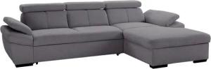exxpo - sofa fashion Ecksofa Salerno, inkl. Kopf- und Armteilverstellung, elegant & bequem, L-Form, wahlweise mit Bettfunktion und Bettkasten, tolle Detailverarbeitung