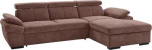exxpo - sofa fashion Ecksofa Salerno, inkl. Kopf- und Armteilverstellung, elegant & bequem, L-Form, wahlweise mit Bettfunktion und Bettkasten, tolle Detailverarbeitung
