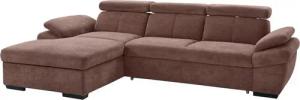 exxpo - sofa fashion Ecksofa Salerno, inkl. Kopf- und Armteilverstellung, elegant & bequem, L-Form, wahlweise mit Bettfunktion und Bettkasten, tolle Detailverarbeitung