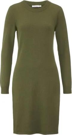 Hessnatur Strickkleid aus weicher Schurwolle mit Kaschmir (1-tlg)