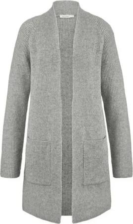 Hessnatur Strickjacke aus Bio-Merinowolle und Bio-Baumwolle (1-tlg)