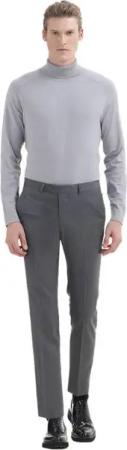 RAMSEY Chinohose Modern geschnittene, klassische Hose aus 100 % Wolle