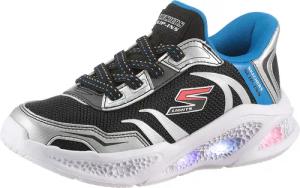 Skechers Slip-On Sneaker "SKECHERS METEOR-LIGHTS", Schlupfschuh mit cooler Blinkfunktion, Größenschablone zum Download