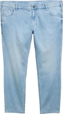TOM TAILOR Herren Plus Size - TTPLUS Regular Jeans, blau, Uni, Gr. 48/32
