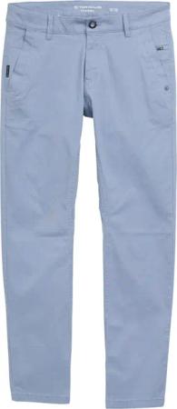 TOM TAILOR Herren Tapered Chino Hose, blau, Uni, Gr. 32/32