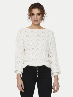 ONLY Pullover Brynn 15222853 Weiß Regular Fit