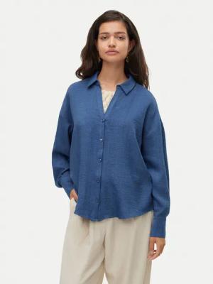 Vero Moda Hemd Melaney 10316389 Dunkelblau Loose Fit