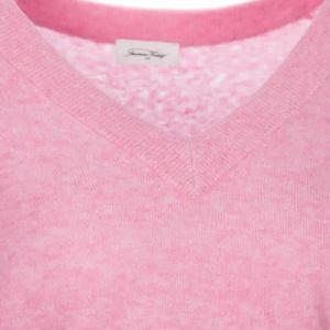 American Vintage - Pull Boule ML Col V - Größe S - rosa