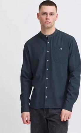 Blend Langarmhemd BLEND BHBobby Shirt mandarin