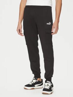 Puma Jogginghose Ess No. 1 Logo Cargo 682661 Schwarz Regular Fit