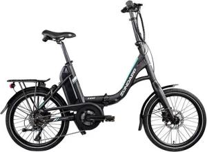 Zündapp E-Bike Faltrad X100, 9 Gang Shimano Sora Schaltwerk, Kettenschaltung, Mittelmotor, 400 Wh, Pedelec, Elektrofahrrad für Damen u. Herren