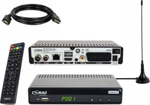 Comag SL65T2 freenet TV, Full HD DVB-T2 HD Receiver (2m HDMI Kabel, passive DVB-T2 Antenne)