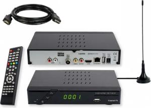 EasyOne 740 HD freenet TV DVB-T2 HD Receiver (2m HDMI Kabel, passive DVB-T2 Antenne)