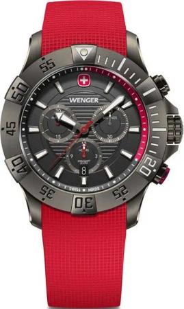 Wenger Quarzuhr Wenger 01.0643.128 Herrenuhr Seaforce Chronograph 43mm 20ATM Wenger 01.0643.128 Herrenuhr Seaforce Chronograph 43mm 20ATM