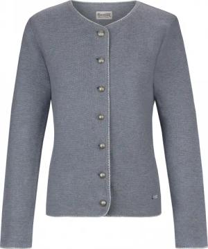 Trachtenstrickjacke Marissa (kiesel-rauchblau, Gr. 42) von Stockerpoint Heimatgwand für Damen, Oberteile, 80% Wolle, 20% Polyamid