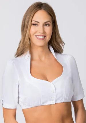 Dirndlbluse Solange (weiss, Gr. 40) von Stockerpoint für Damen, Oberteile, 97% Baumwolle, 3% Elastan