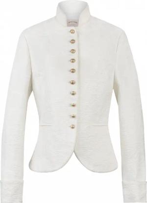 Trachtenjacke Francesca (creme, Gr. 44) von Stockerpoint Bergfeuer Couture für Damen, Oberteile, 70% Baumwolle, 30% Leinen
