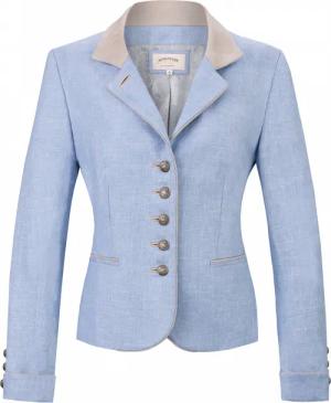 Trachtenjacke Giulietta (hellblau, Gr. 38) von Stockerpoint Bergfeuer Couture für Damen, Oberteile, 50% Baumwolle, 50% Leinen