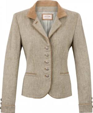 Trachtenjacke Giulietta (hellgrün, Gr. 42) von Stockerpoint Bergfeuer Couture für Damen, Oberteile, 50% Baumwolle, 50% Leinen