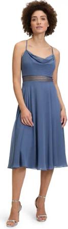 Vera Mont Cocktailkleid "Vera Mont Cocktailkleid mit Wasserfallausschnitt", Stickerei