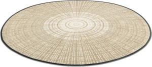 wash+dry by Kleen-Tex Teppich "Cascara beige", rund, 7 mm Höhe