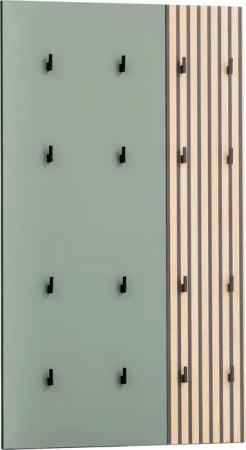 Schildmeyer Garderobenpaneel "Alexa, Breite 73 cm made in Germany", Mit Akustikprint, 16 Kleiderhaken