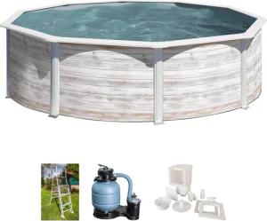 Gre Rundpool "Finlandia", (Set, 4 tlg.), Höhe 120 cm, in versch. Größen erhältlich