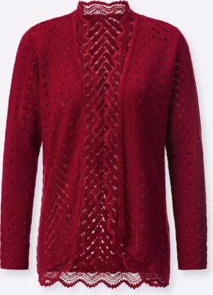 Ajourstrickjacke