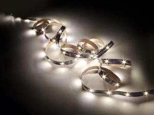 Lichtband schwarz Kunststoff B/L: ca. 1x500 cm