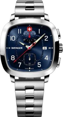 Wenger 01.1933.111 Herrenuhr Vintage Sport Chronograph 40mm 5ATM